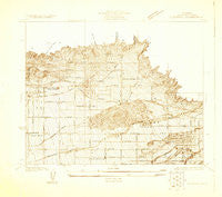 Glendora California Historical topographic map, 1:24000 scale, 7.5 X 7.5 Minute, Year 1925