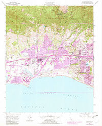 Goleta California Historical topographic map, 1:24000 scale, 7.5 X 7.5 Minute, Year 1950