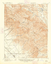 Gonzales California Historical topographic map, 1:62500 scale, 15 X 15 Minute, Year 1921