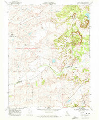 Goose Creek California Historical topographic map, 1:24000 scale, 7.5 X 7.5 Minute, Year 1968