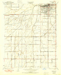 Gosford California Historical topographic map, 1:24000 scale, 7.5 X 7.5 Minute, Year 1950