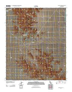 Granite Pass California Historical topographic map, 1:24000 scale, 7.5 X 7.5 Minute, Year 2012