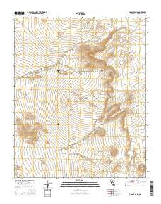 Granite Spring California Current topographic map, 1:24000 scale, 7.5 X 7.5 Minute, Year 2015