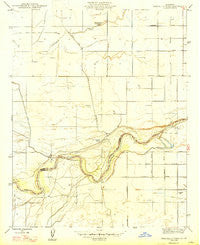 Gravelly Ford California Historical topographic map, 1:24000 scale, 7.5 X 7.5 Minute, Year 1947