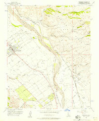 Greenfield California Historical topographic map, 1:24000 scale, 7.5 X 7.5 Minute, Year 1956