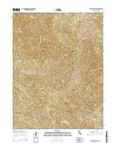 Greenough Ridge California Current topographic map, 1:24000 scale, 7.5 X 7.5 Minute, Year 2015