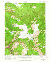 Greenville California Historical topographic map, 1:62500 scale, 15 X 15 Minute, Year 1950