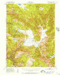 Greenville California Historical topographic map, 1:62500 scale, 15 X 15 Minute, Year 1950