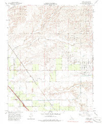 Gregg California Historical topographic map, 1:24000 scale, 7.5 X 7.5 Minute, Year 1965
