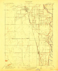 Gridley California Historical topographic map, 1:31680 scale, 7.5 X 7.5 Minute, Year 1912
