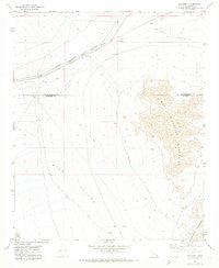 Grommet California Historical topographic map, 1:24000 scale, 7.5 X 7.5 Minute, Year 1971