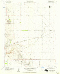 Guijarral Hills California Historical topographic map, 1:24000 scale, 7.5 X 7.5 Minute, Year 1956