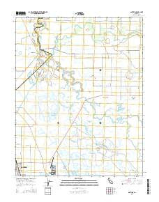 Gustine California Current topographic map, 1:24000 scale, 7.5 X 7.5 Minute, Year 2015