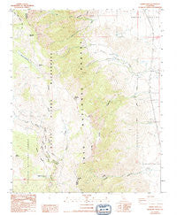 Haiwee Pass California Historical topographic map, 1:24000 scale, 7.5 X 7.5 Minute, Year 1987
