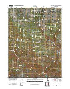 Happy Camp Mountain California Historical topographic map, 1:24000 scale, 7.5 X 7.5 Minute, Year 2012