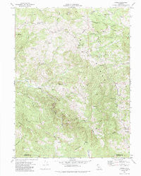 Harris California Historical topographic map, 1:24000 scale, 7.5 X 7.5 Minute, Year 1969