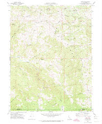 Harris California Historical topographic map, 1:24000 scale, 7.5 X 7.5 Minute, Year 1969