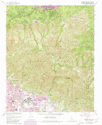 Harrison Mtn. California Historical topographic map, 1:24000 scale, 7.5 X 7.5 Minute, Year 1967