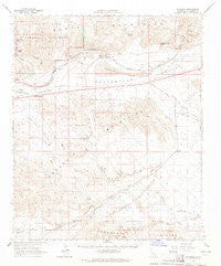 Hayfield California Historical topographic map, 1:62500 scale, 15 X 15 Minute, Year 1963