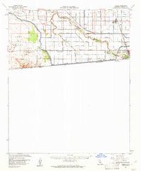 Heber California Historical topographic map, 1:62500 scale, 15 X 15 Minute, Year 1957