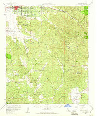 Hemet California Historical topographic map, 1:62500 scale, 15 X 15 Minute, Year 1957