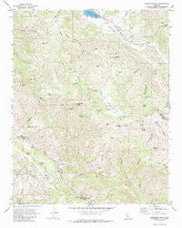 Hepsedam Peak California Historical topographic map, 1:24000 scale, 7.5 X 7.5 Minute, Year 1969