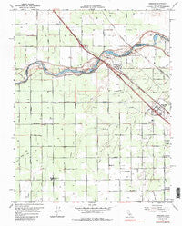Herndon California Historical topographic map, 1:24000 scale, 7.5 X 7.5 Minute, Year 1964