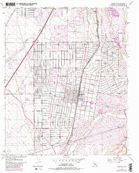 Hesperia California Historical topographic map, 1:24000 scale, 7.5 X 7.5 Minute, Year 1956