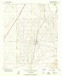 Hesperia California Historical topographic map, 1:24000 scale, 7.5 X 7.5 Minute, Year 1956