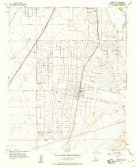 Hesperia California Historical topographic map, 1:24000 scale, 7.5 X 7.5 Minute, Year 1956