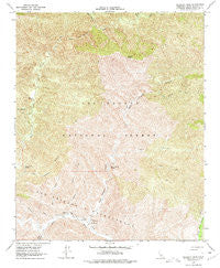 Hildreth Peak California Historical topographic map, 1:24000 scale, 7.5 X 7.5 Minute, Year 1964