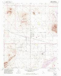 Hinkley California Historical topographic map, 1:24000 scale, 7.5 X 7.5 Minute, Year 1971