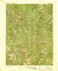 Hoaglin California Historical topographic map, 1:125000 scale, 30 X 30 Minute, Year 1935