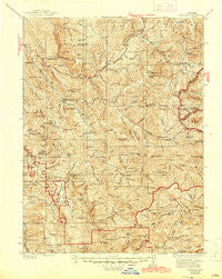 Hoaglin California Historical topographic map, 1:125000 scale, 30 X 30 Minute, Year 1935