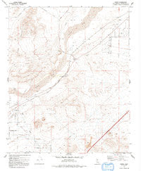 Hodge California Historical topographic map, 1:24000 scale, 7.5 X 7.5 Minute, Year 1971