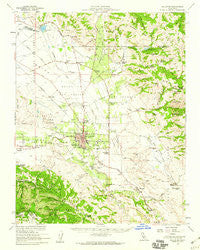 Hollister California Historical topographic map, 1:62500 scale, 15 X 15 Minute, Year 1955