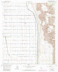 Holtville NE California Historical topographic map, 1:24000 scale, 7.5 X 7.5 Minute, Year 1957