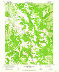 Hopland California Historical topographic map, 1:24000 scale, 7.5 X 7.5 Minute, Year 1960