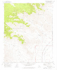 Horse Canyon California Historical topographic map, 1:24000 scale, 7.5 X 7.5 Minute, Year 1972