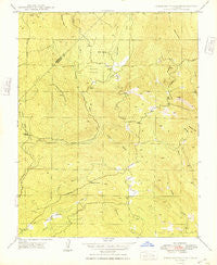 Horsecamp Mountain California Historical topographic map, 1:24000 scale, 7.5 X 7.5 Minute, Year 1948
