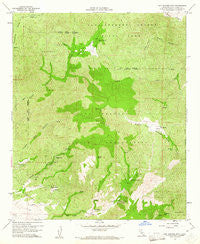 Hot Springs Mtn. California Historical topographic map, 1:24000 scale, 7.5 X 7.5 Minute, Year 1960