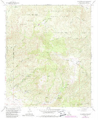 Hot Springs Mtn. California Historical topographic map, 1:24000 scale, 7.5 X 7.5 Minute, Year 1960