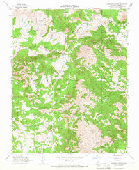 Humphreys Station California Historical topographic map, 1:24000 scale, 7.5 X 7.5 Minute, Year 1965