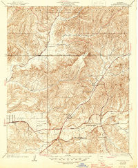 Humphreys California Historical topographic map, 1:24000 scale, 7.5 X 7.5 Minute, Year 1932