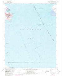 Hunters Point California Historical topographic map, 1:24000 scale, 7.5 X 7.5 Minute, Year 1956