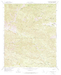 Hurricane Deck California Historical topographic map, 1:24000 scale, 7.5 X 7.5 Minute, Year 1964