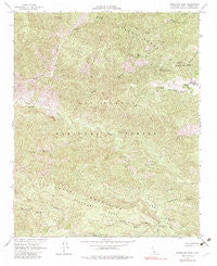 Hurricane Deck California Historical topographic map, 1:24000 scale, 7.5 X 7.5 Minute, Year 1964