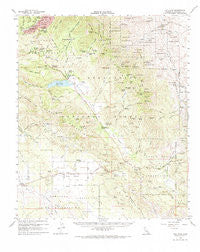 Idyllwild California Historical topographic map, 1:62500 scale, 15 X 15 Minute, Year 1959