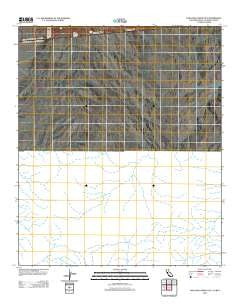 In-Ko-Pah Gorge OE S California Historical topographic map, 1:24000 scale, 7.5 X 7.5 Minute, Year 2012