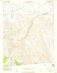 In-ko-pah Gorge California Historical topographic map, 1:24000 scale, 7.5 X 7.5 Minute, Year 1959